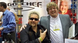Guy Fieri and Brad @ Eatnlisten com  300x168 Win a Cooking Everything Outdoors T shirt and Cookbook!