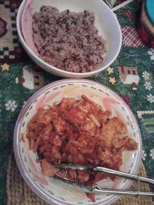 Rice and Korean BBQ