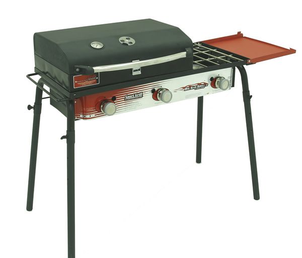 Using the Camp Chef Big Gas Grill as a Dutch oven table