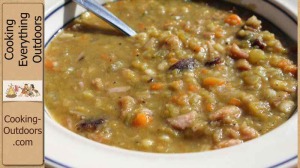 Dutch oven Split Pea Soup