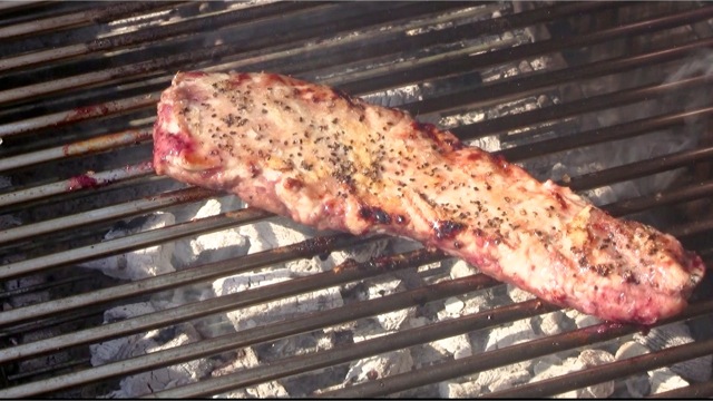 Grilled Blackberry Glazed Pork Tenderloin