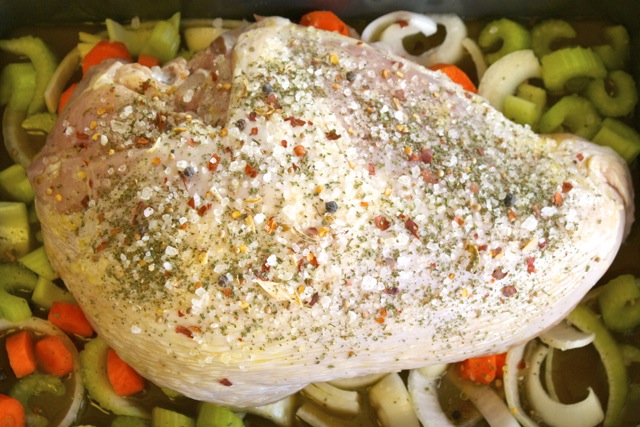 Roasted Turkey Breast in the Camp Chef Camp Oven
