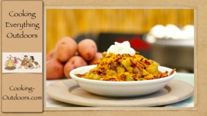 Loaded Dutch oven Potatoes Recipe