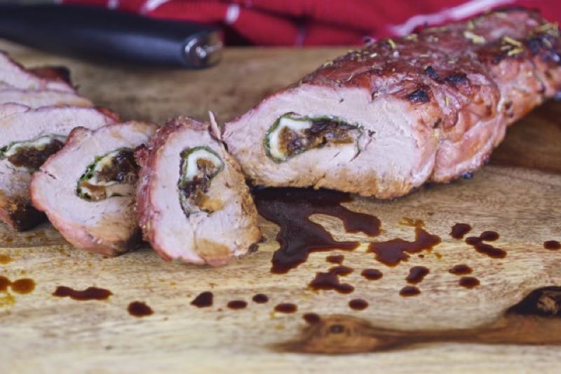 Island Grillstone Stuffed Pork Tenderloin | Cooking-Outdoors.com | Gary House