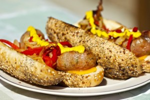 Homemade Sausage Sandwich