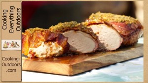 Apple Wood Smoked Rack of Pork Loin Video| Cooking-Outdoors.com | Gary House