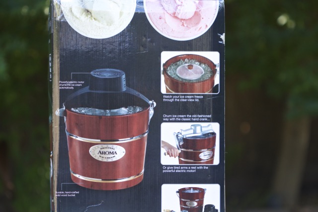 Aroma Old Fashioned Ice Cream Maker |cooking-outdoors.com | Gary House