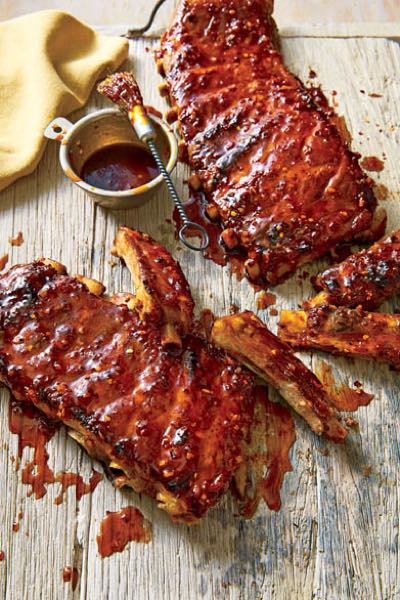 Honey and Soy Lacquered spare Ribs | Southern Living Ultimate Book of BBQ