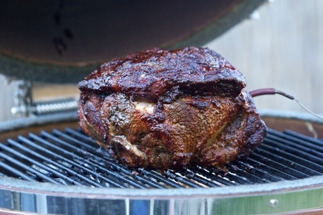 Pork Butt Smoked to 165° F | Cooking-Outdoors.com | Gary House