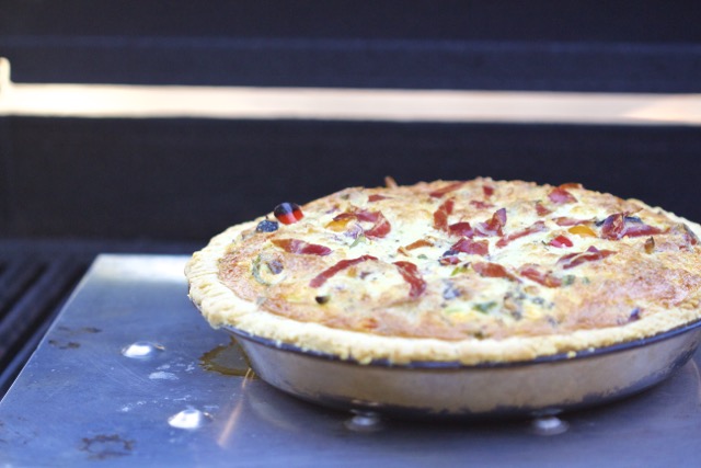 Quiche baked to a golden brown | Cooking-Outdoors.com | Gary House