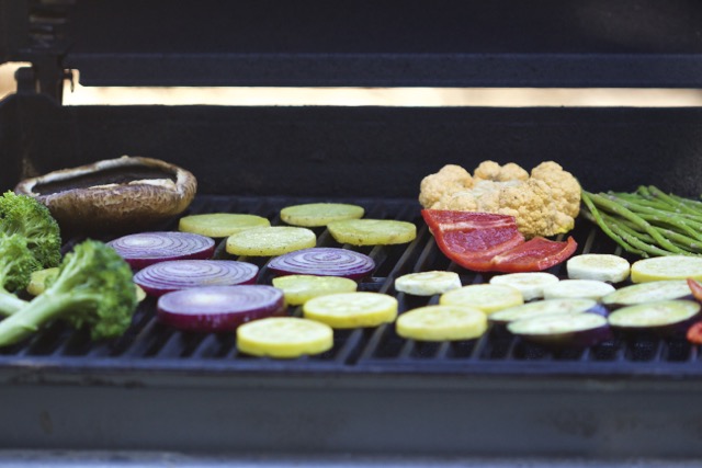 Sliced vegetables on the grill | Cooking-Outdoors.com | Gary House