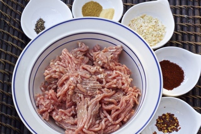 Ground Pork with spices | Cooking-Outdoors.com | Gary House