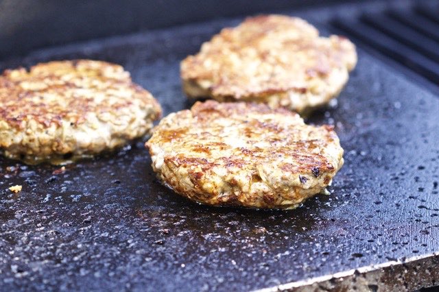 Spicy Southwest Grilled Pork Burger on the Island Grillstone | Cooking-Outdoors.com | Gary House